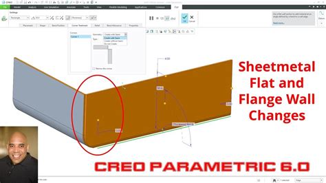 flat vs flange in creo